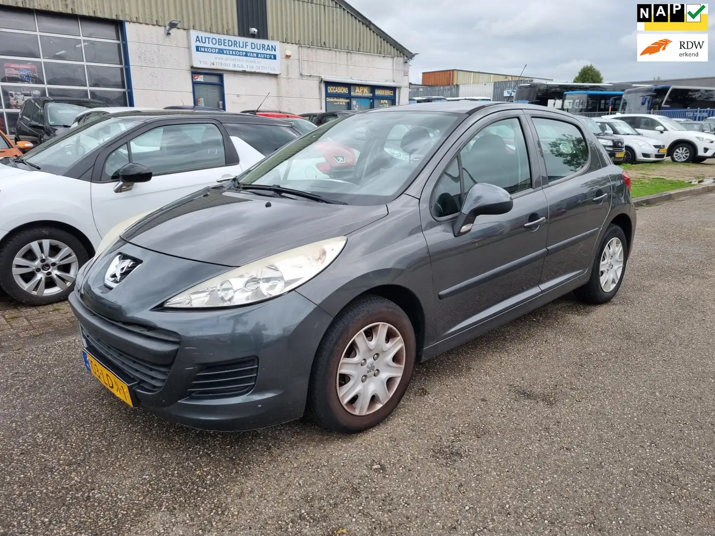 Peugeot 207 1.4 VTi X-Line Airco Bj:2010 NAP! Grau - 1
