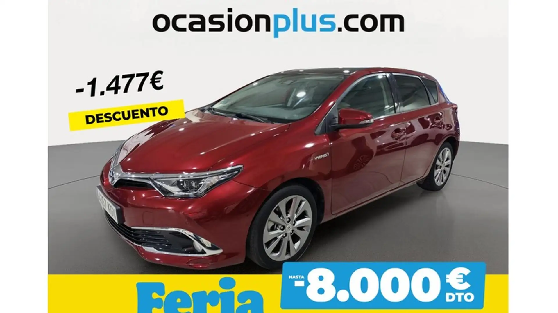 Toyota Auris hybrid 140H Advance Rouge - 1