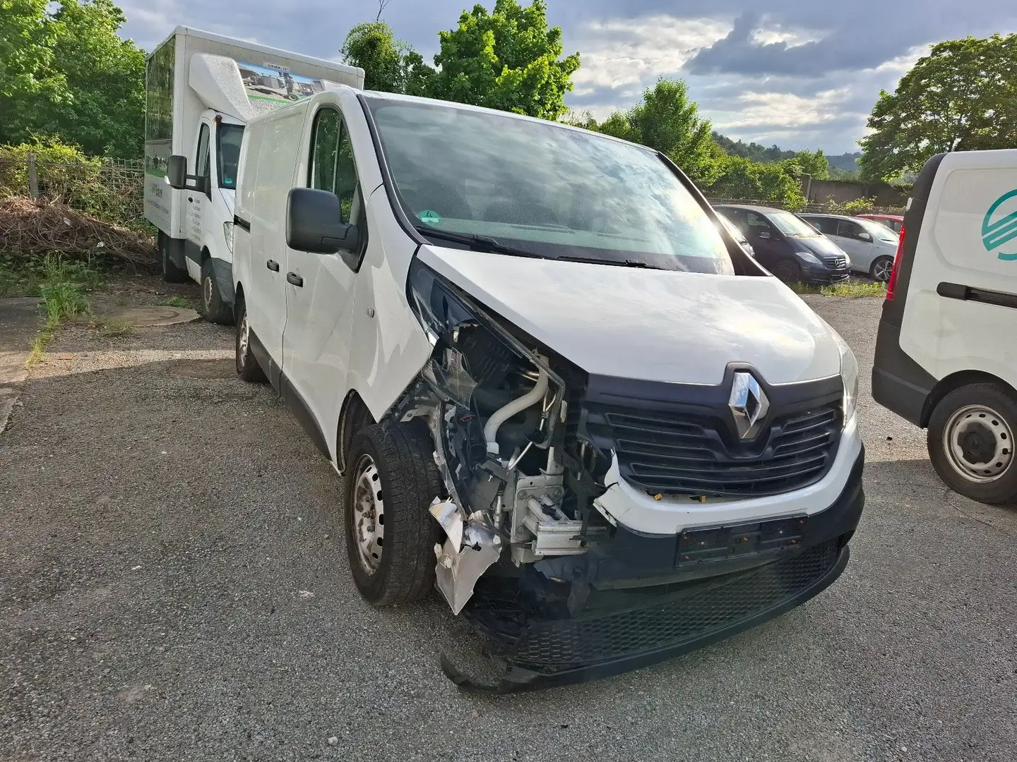 Renault Trafic Kasten L1H1*Klima*Euro-6*PDC*AHK* Blanc - 2