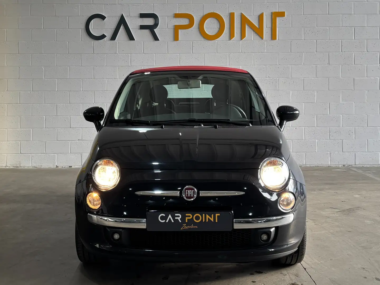 Fiat 500C 1.2i - CABRIO - CLIMATISATION - GARANTIE 12 MOIS Zwart - 2