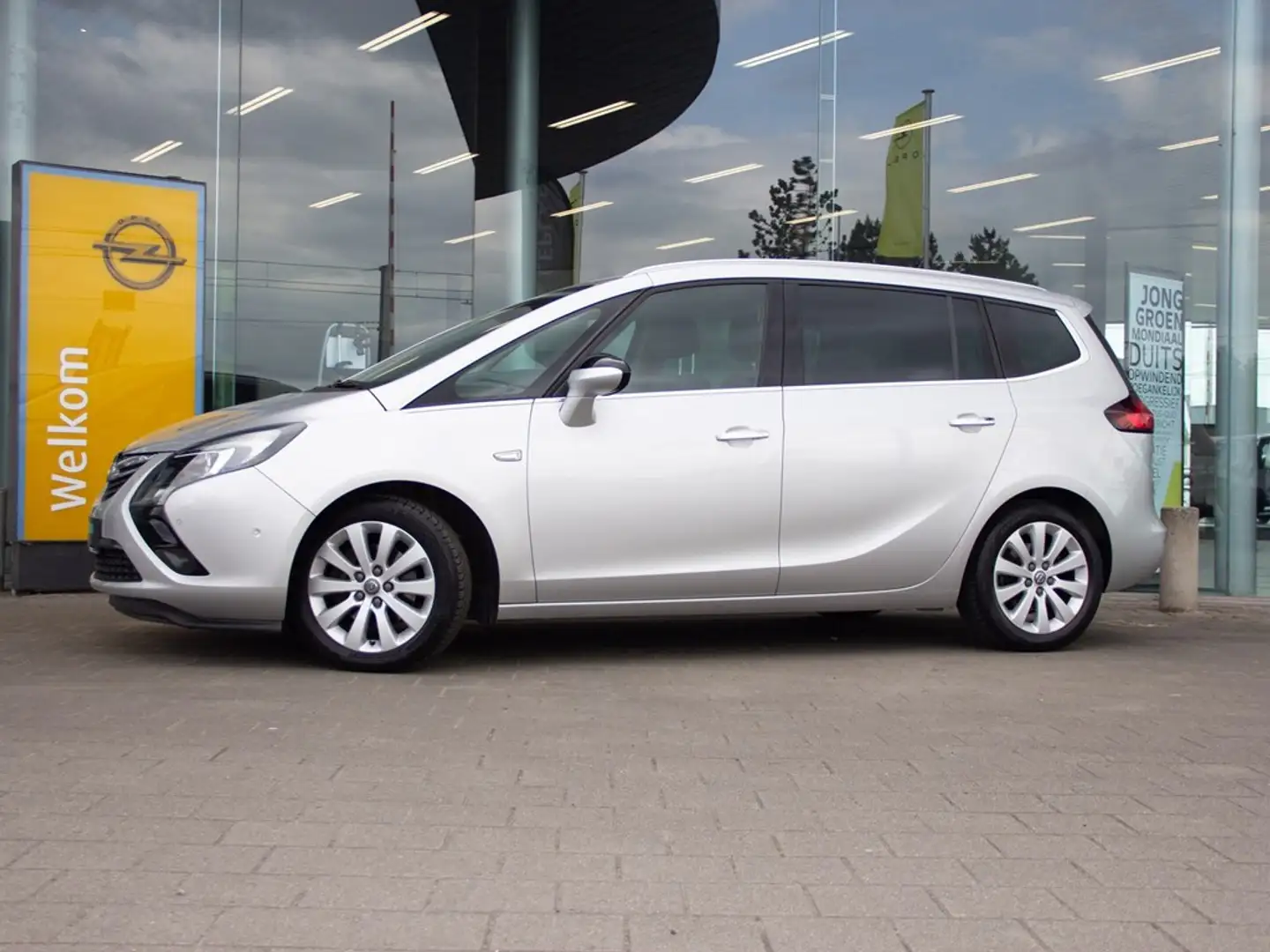 Opel Zafira Tourer COSMO 1.4TURBO 120PK |GPS|CAMERA| Argent - 2