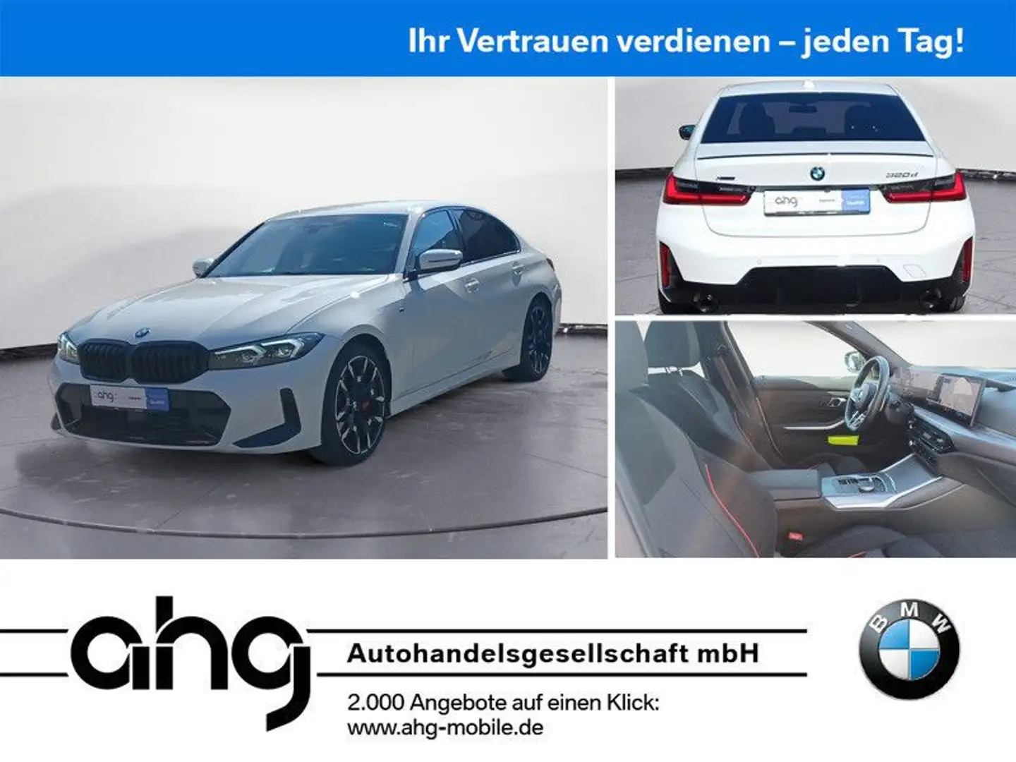 BMW 320 d xDrive *Navi*LED*ACC*HUD*SHZ*LHZ*PDC*Rückfa Weiß - 1