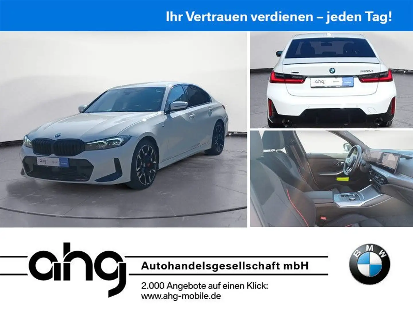 BMW 320 d xDrive *Navi*LED*ACC*HUD*SHZ*LHZ*PDC*Rückfa Weiß - 1