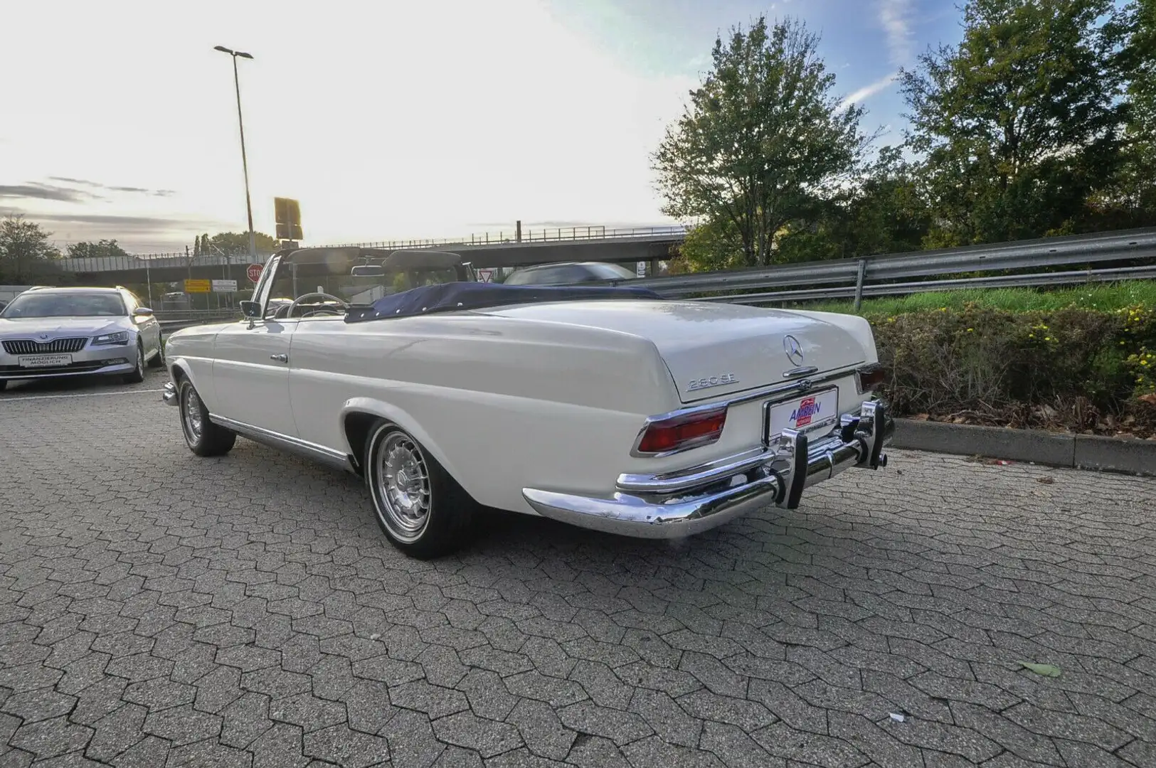 Mercedes-Benz 280 SE Hochkühler/H-Kennz./Restauriert" Blanc - 2