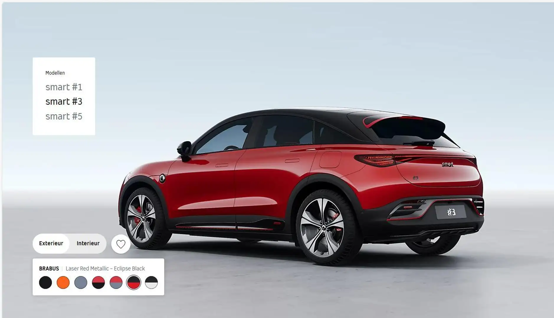smart #3 BRABUS 66 kWh ZOMERDEALS! | Van €54.065,- voor €43 Rot - 2