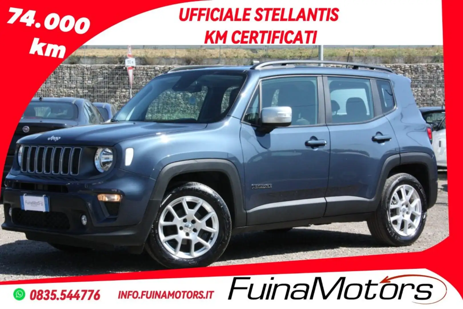 Jeep Renegade 1.6 Mjt 130 CV Limited Azul - 1