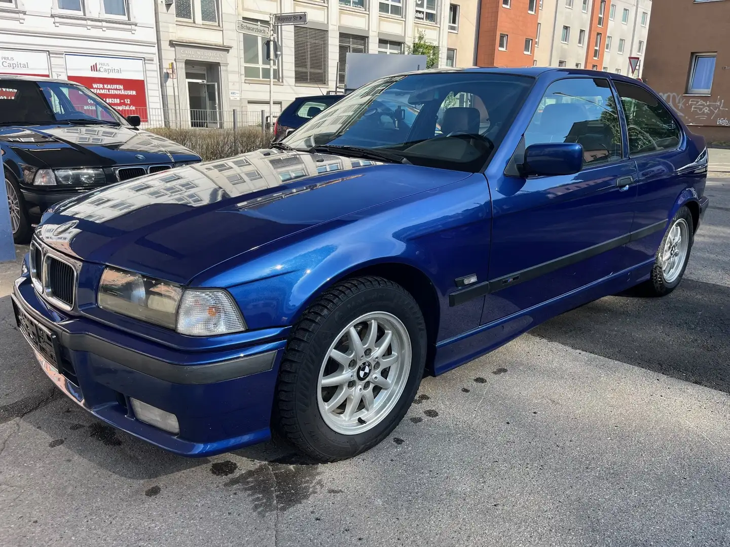 BMW 318 3er 318ti compact Modrá - 1