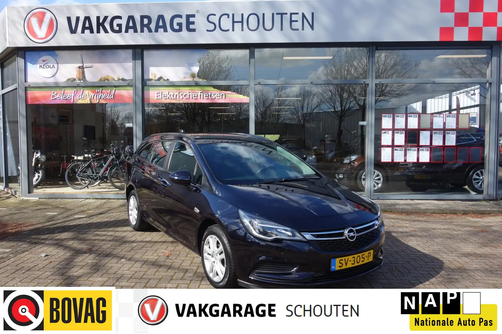 Opel Astra Sports Tourer 1.0 Online Edition| Tel| Cruise Cont Blauw - 1