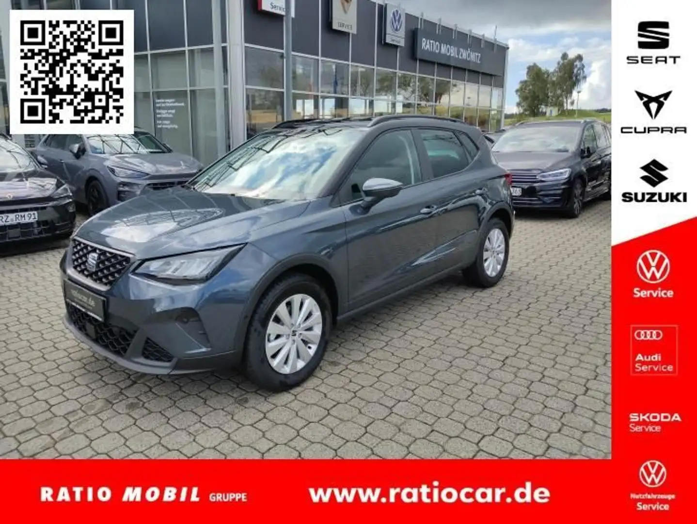 SEAT Arona ARONA ROAD EDITION 1.0 TSI NAVI SITZHEIZ. EPH Grigio - 1