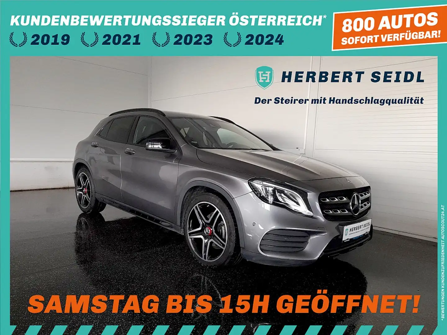 Mercedes-Benz GLA AMG 4x4 200 d Aut *LED HIGH PERFORMANCE / 1... Grau - 1
