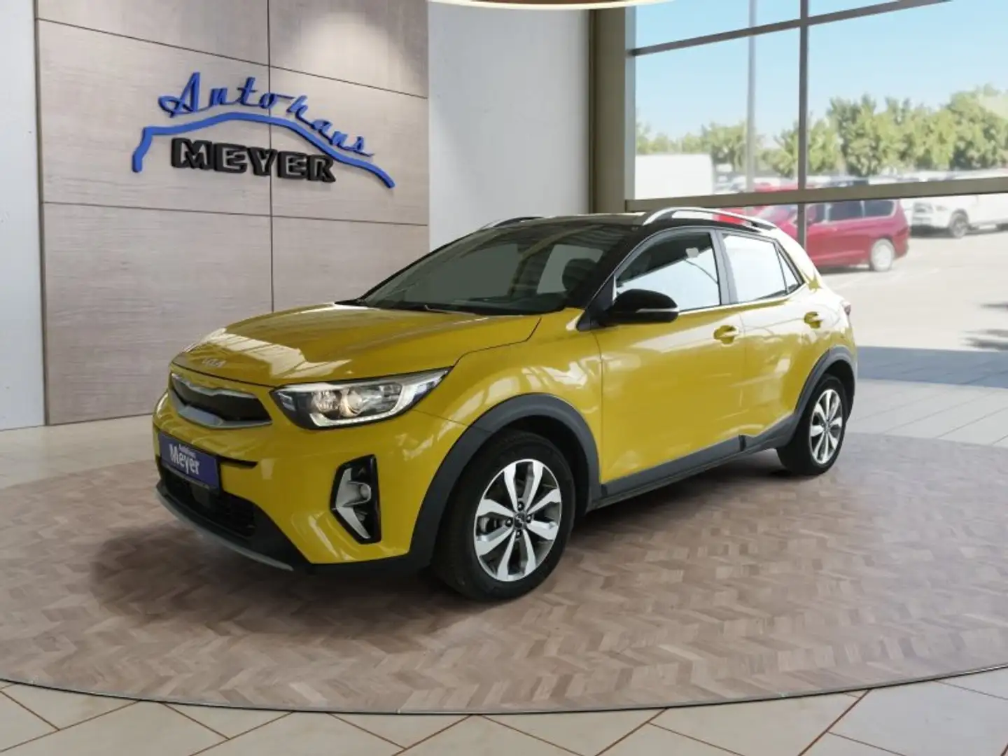 Kia Stonic 1.0 T-GDi 16*Alu/Kamera/Pdc/Winterp/Klimaaut. Gelb - 2