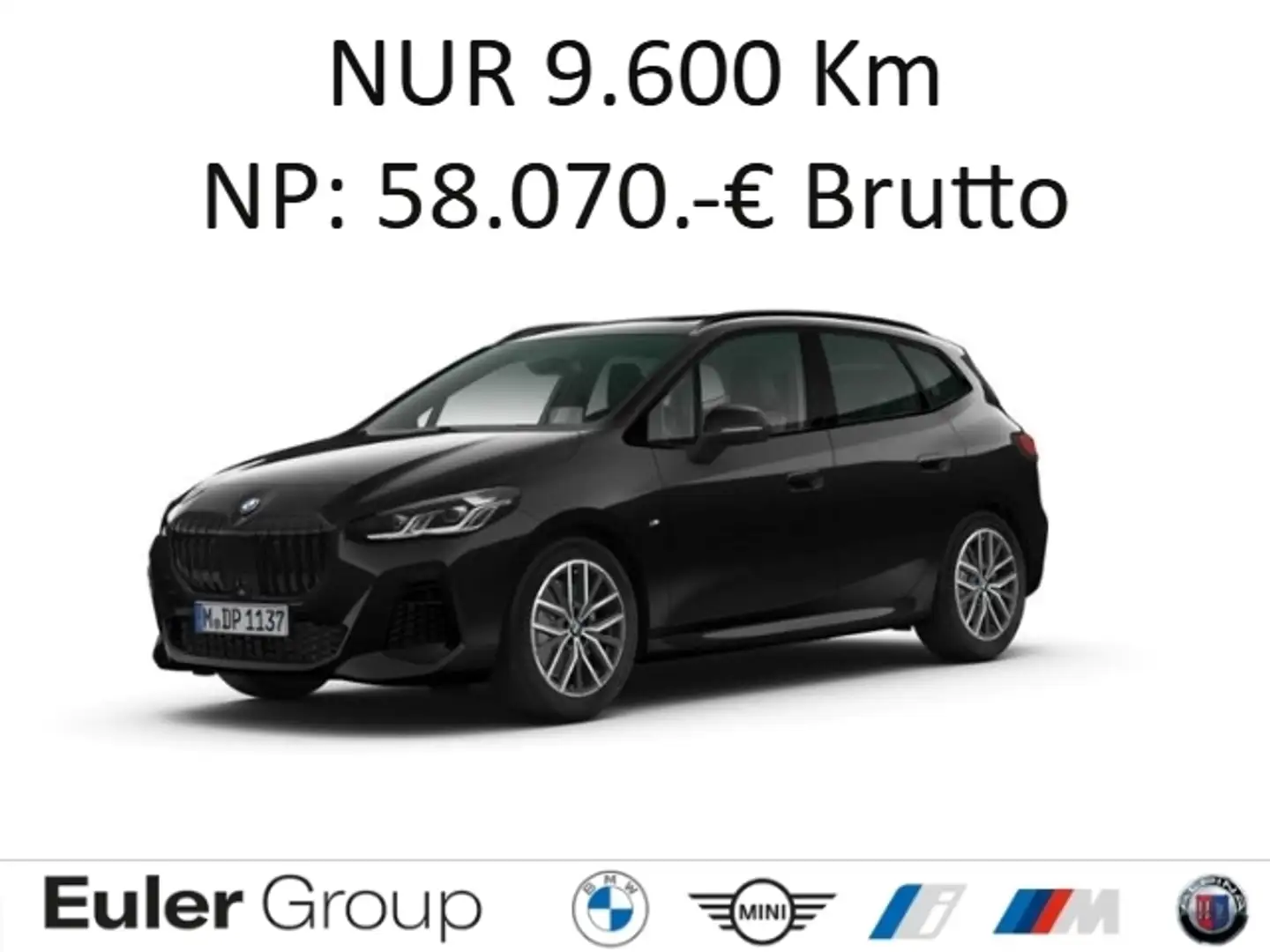 BMW 223 Active Tourer i M-Sport Sommer18'' Pano AdMFahrw D Schwarz - 1