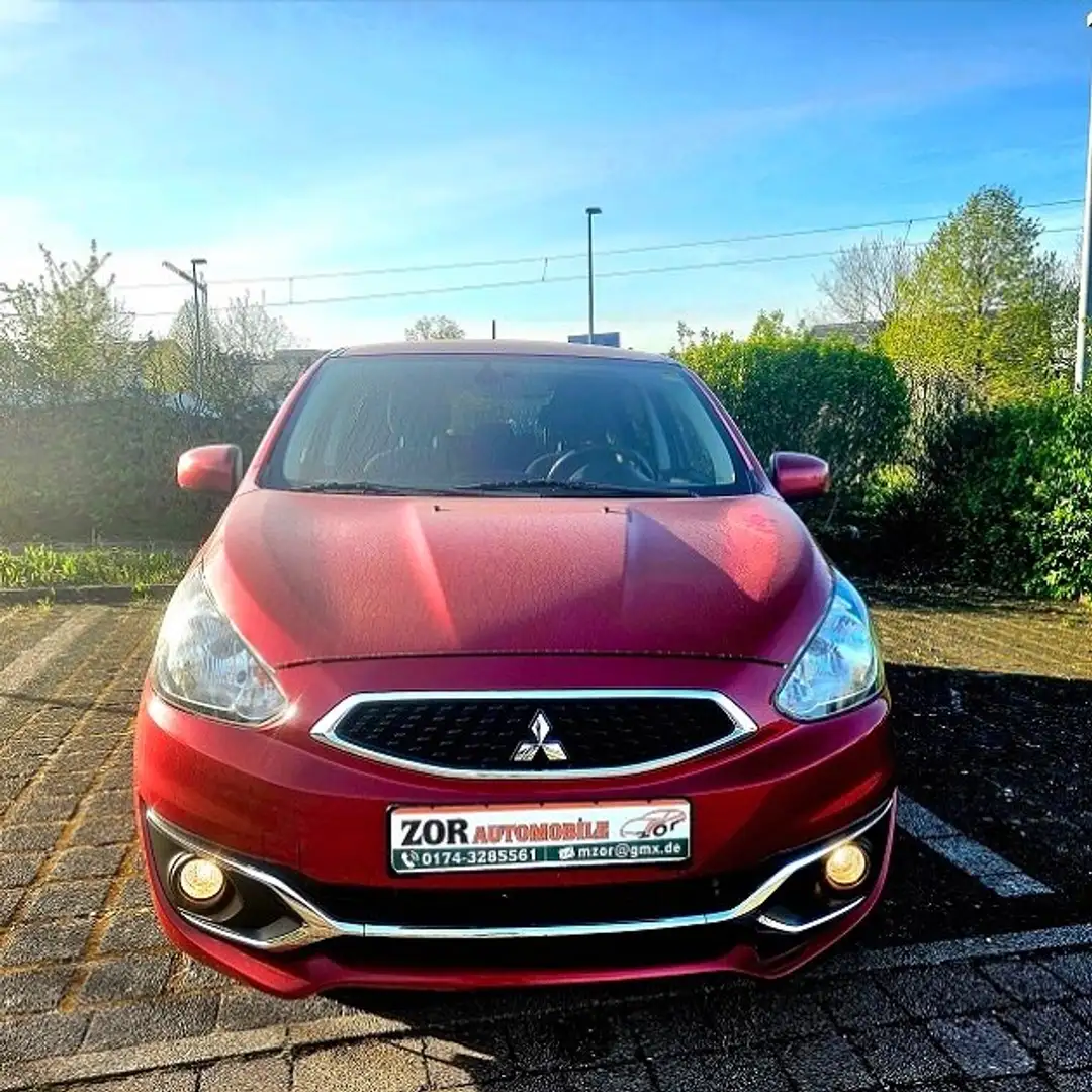 Mitsubishi Space Star Diamant Edition+*1.Hand*Hu/Au neu*37.000Km*Navi* Rot - 2