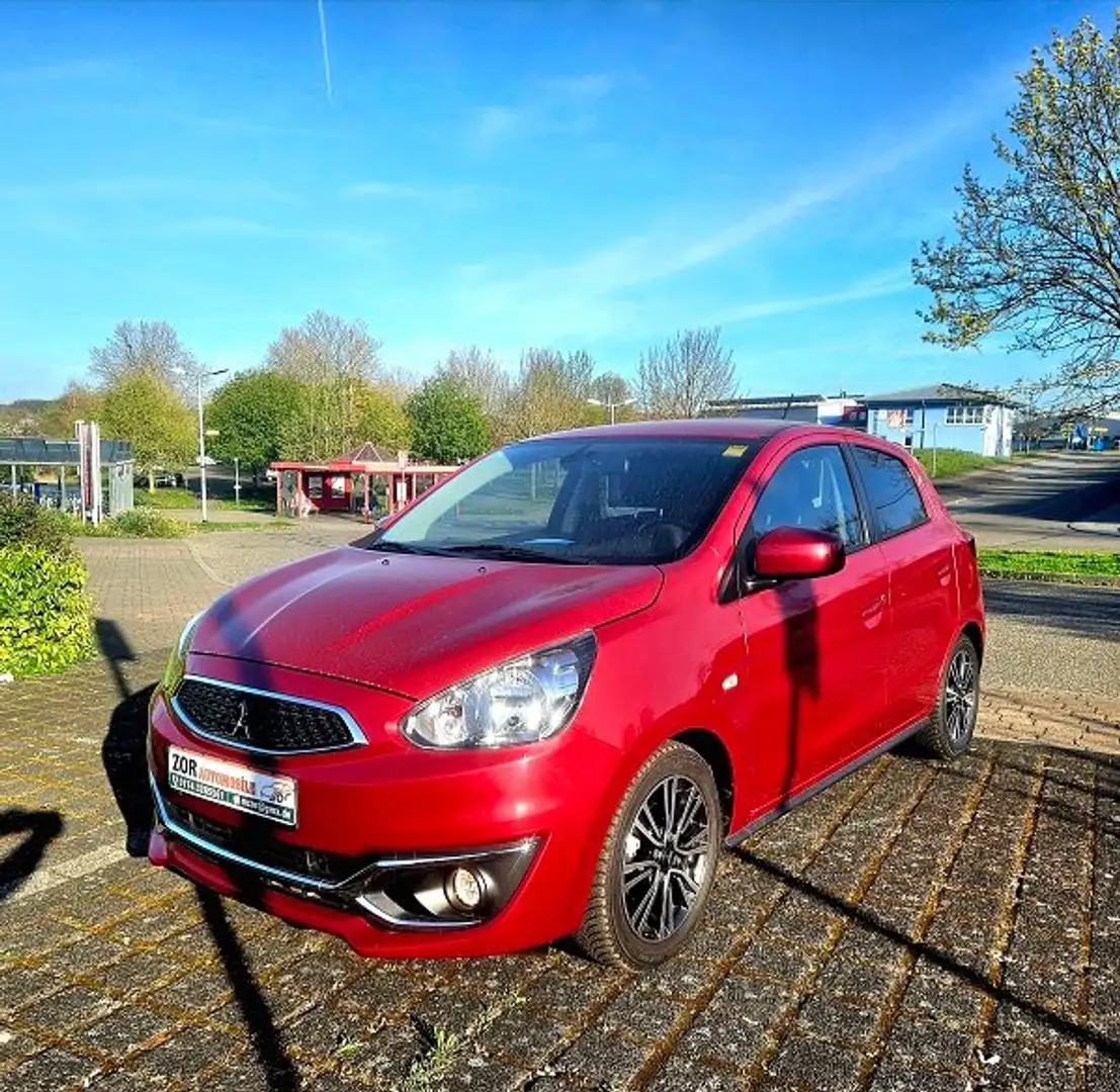 Mitsubishi Space Star Diamant Edition+*1.Hand*Hu/Au neu*37.000Km*Navi* Rot - 1