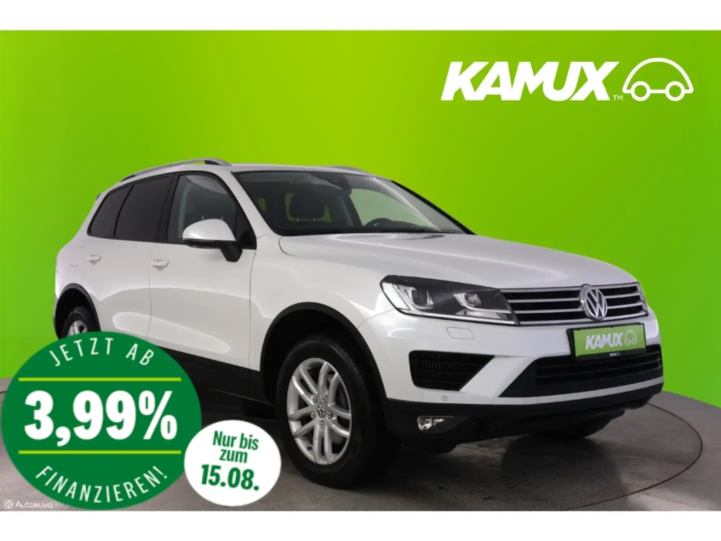 Volkswagen Touareg 3.0TDI V6 4M Tiptronic Terrain Tech+AHK Wit - 1