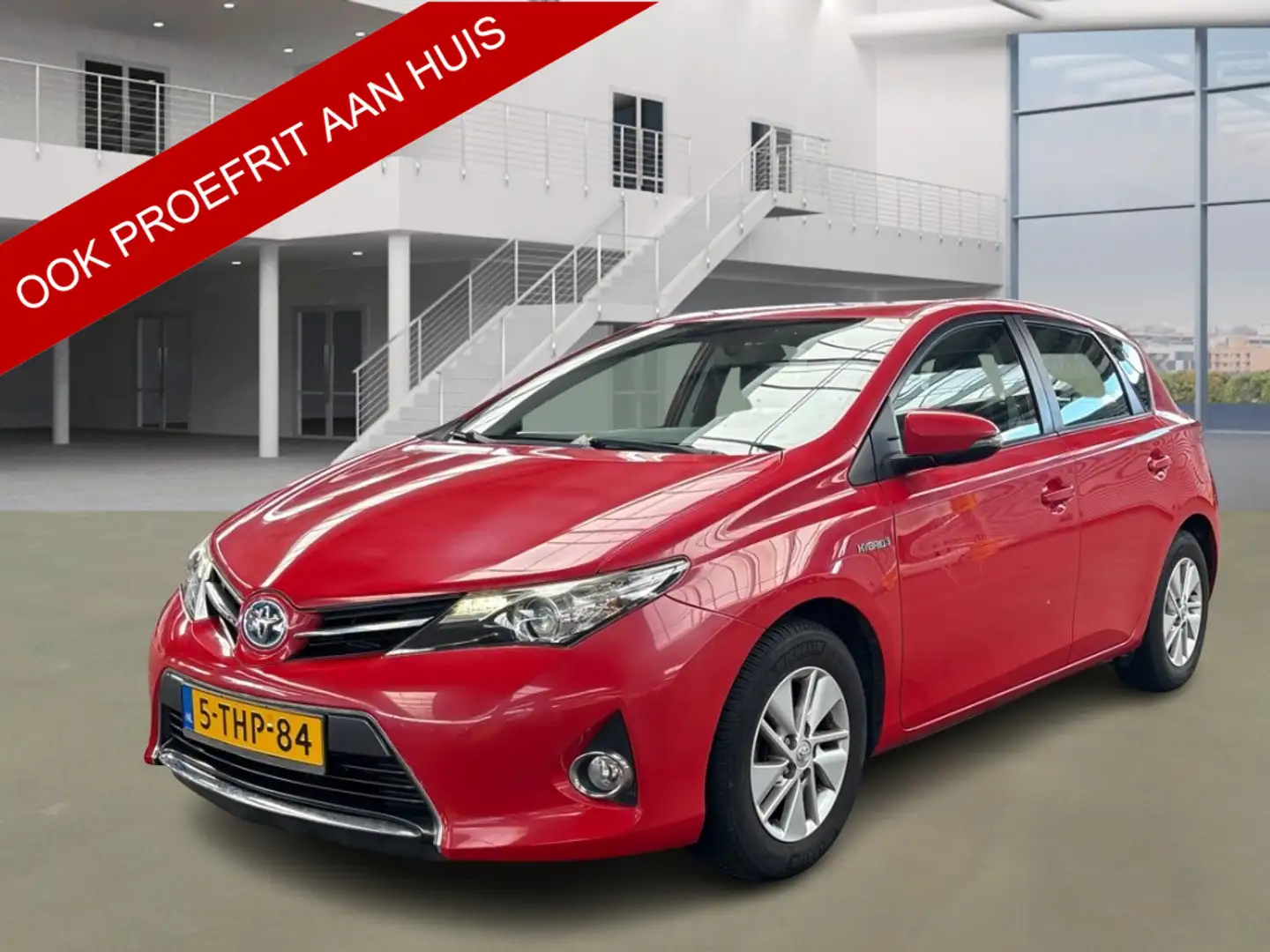 Toyota Auris 1.8 Hybrid Aspiration CLIMA 40213 KM NAP PAS Rood - 1