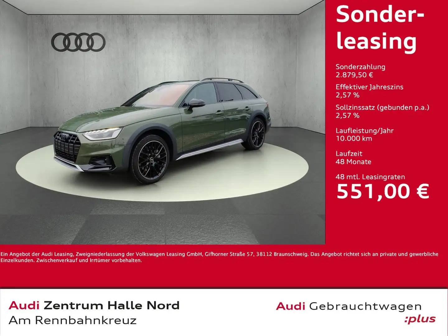 Audi A4 allroad 45 TFSI quattro S tronic Verde - 1