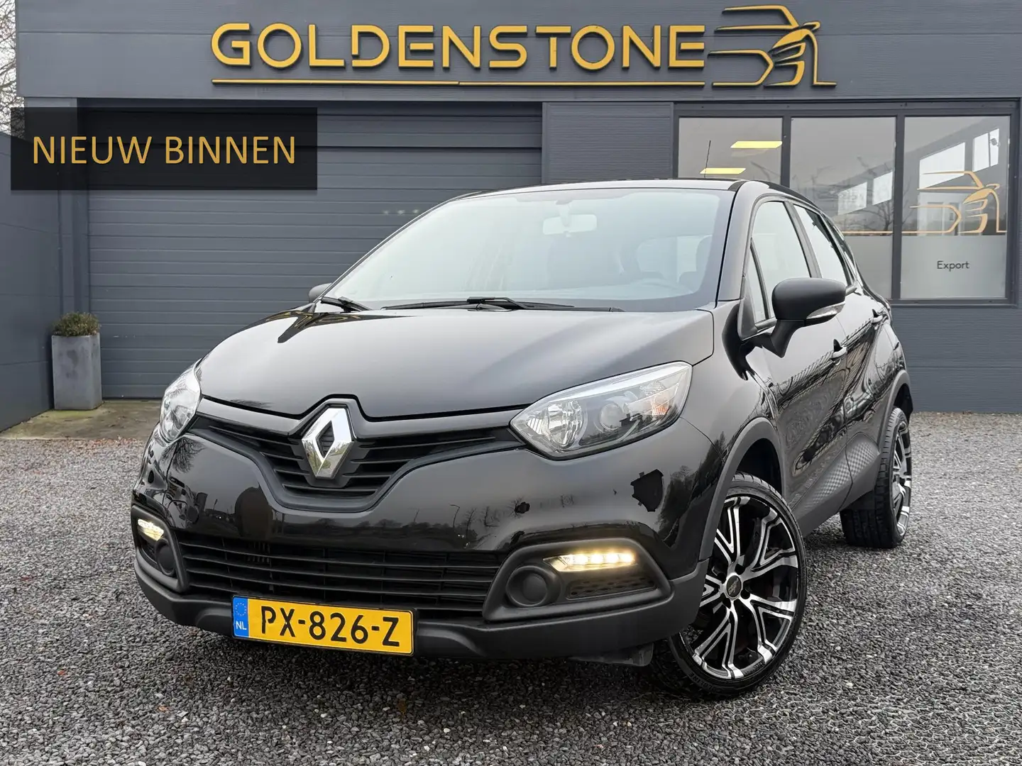 Renault Captur 0.9 TCe Authentique 1e Eigenaar,Navi,Airco,Cruise, Noir - 1