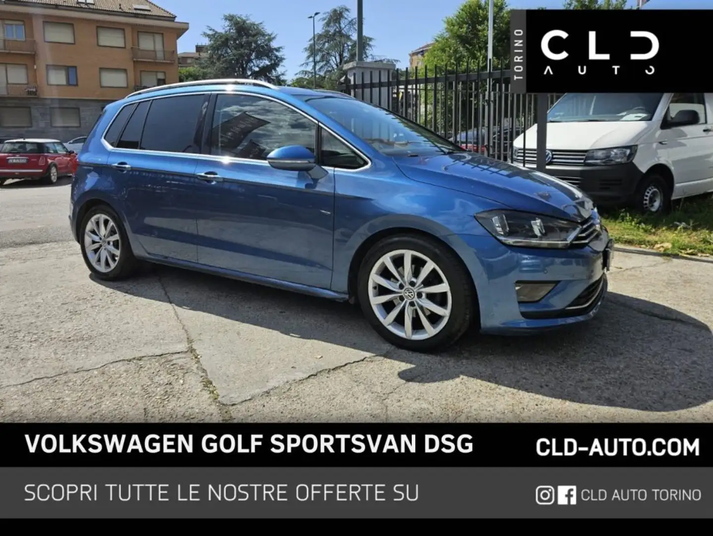 Volkswagen Golf Sportsvan 2.0 TDI DSG BlueMotion Tech. Blu/Azzurro - 1