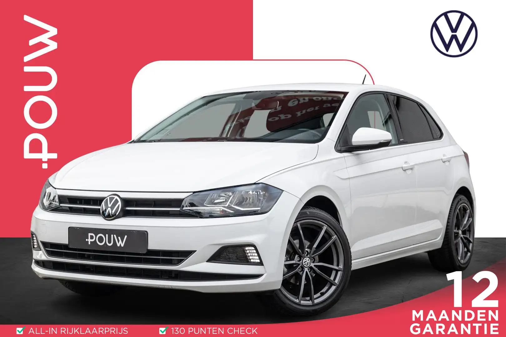 Volkswagen Polo 1.0 TSI 95pk Highline Business Navigatie | Climatr Wit - 1