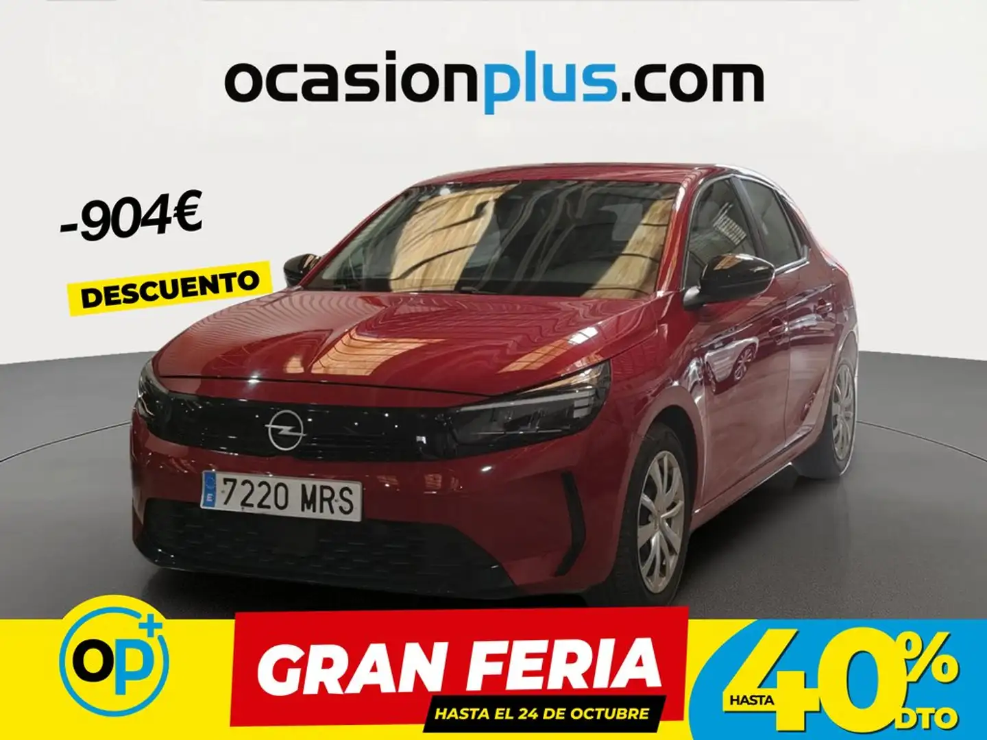 Opel Corsa 1.2 XEL S/S Edition 75 Rojo - 1