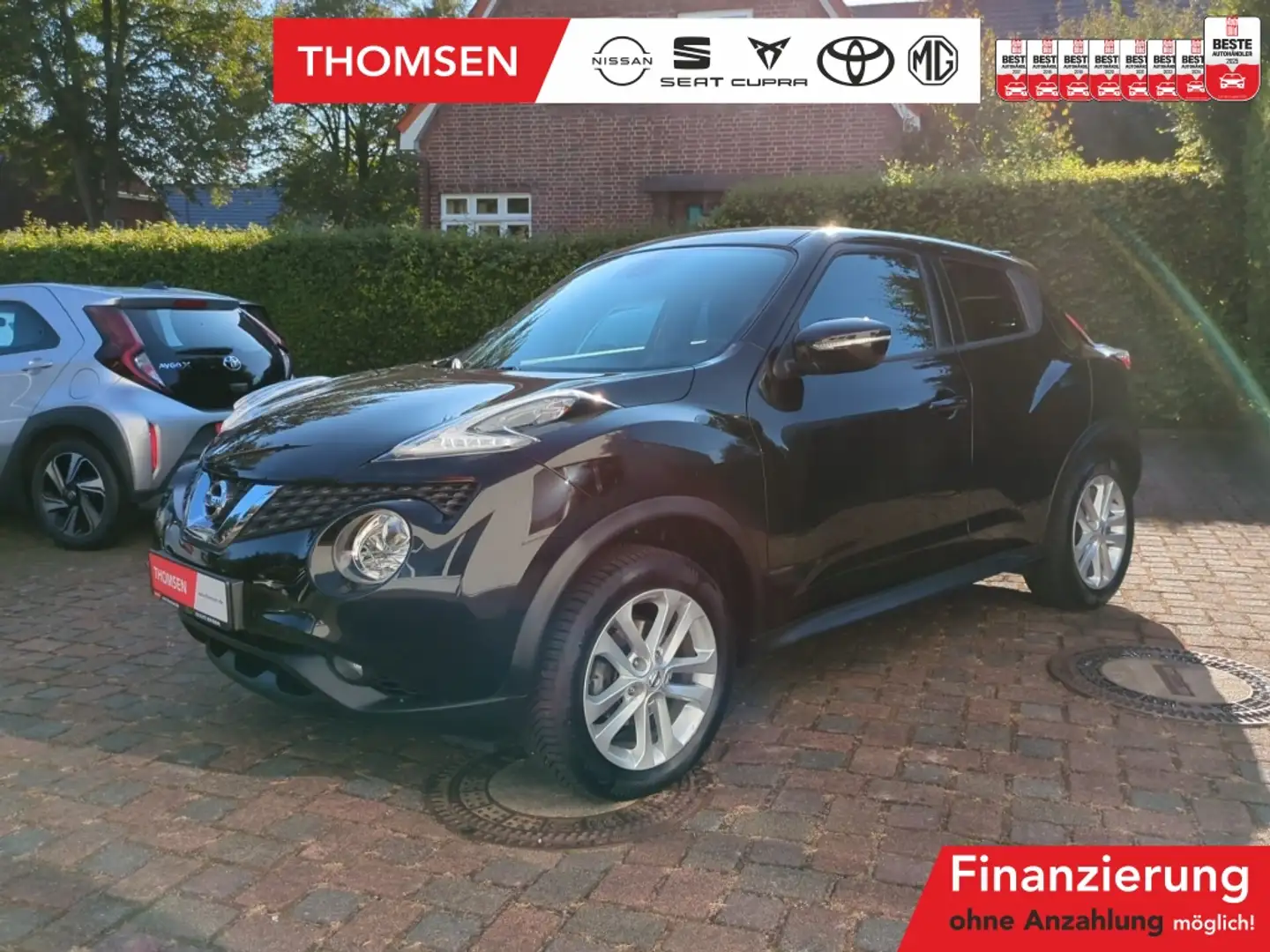 Nissan Juke 1.2 DIG-T N-Connecta Navi Kam. SHZ Facelift Schwarz - 1