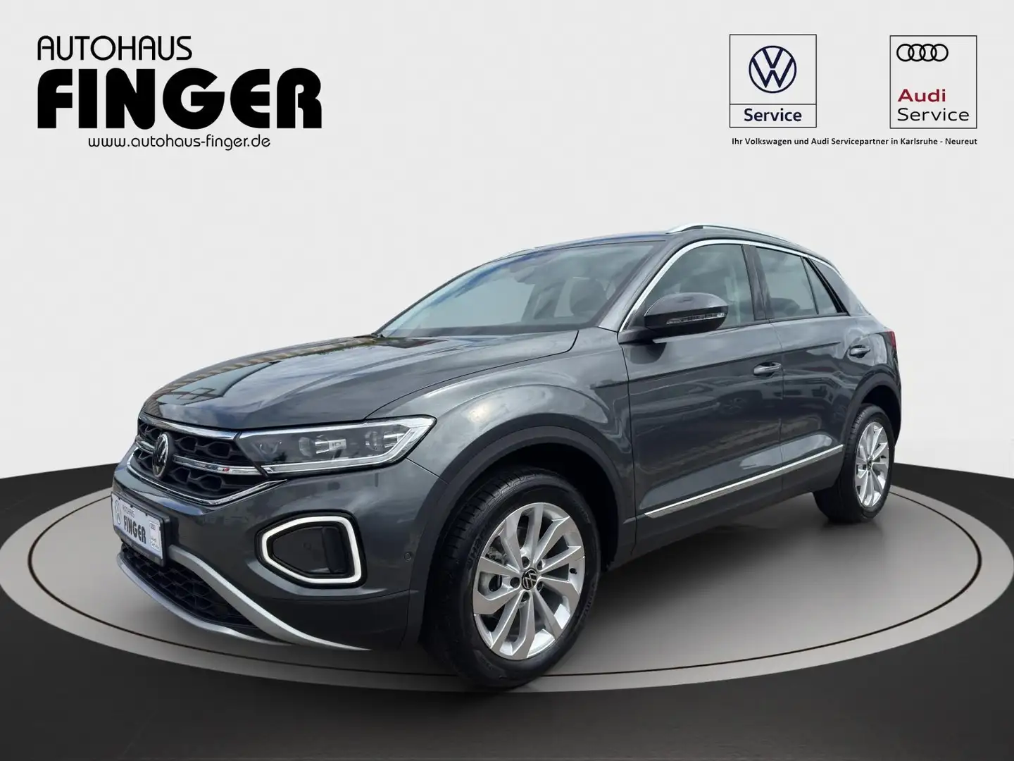 Volkswagen T-Roc 1.5 TSI DSG Style*LED/Kamera/ACC/Massage* Grau - 2