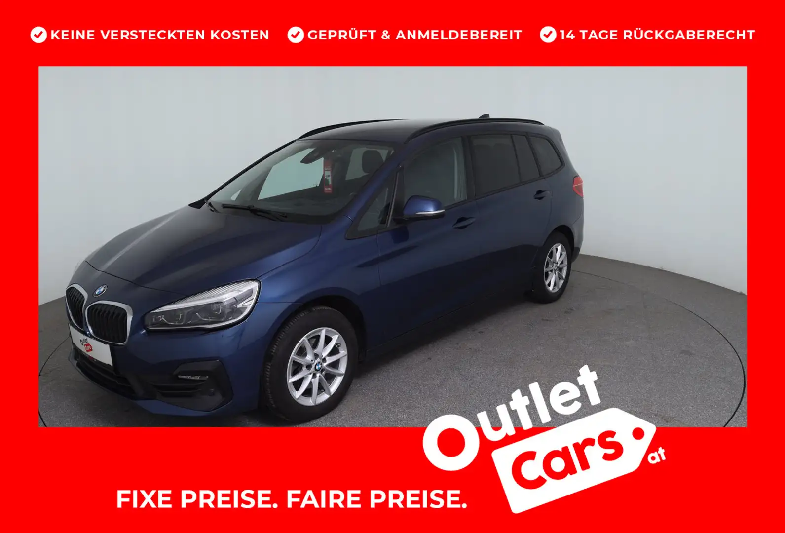 BMW 216 BMW 216d Gran Tourer Modrá - 1