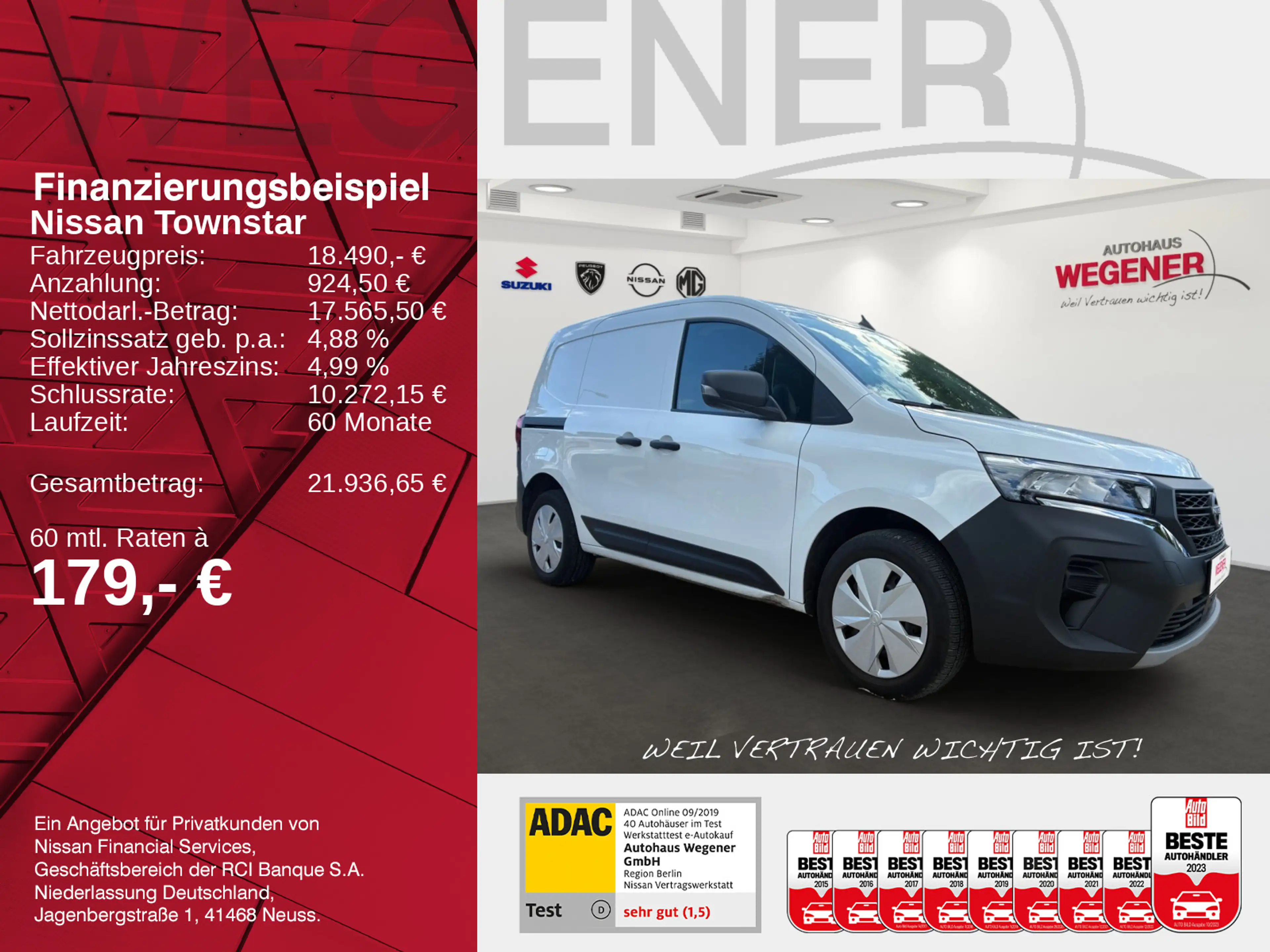 Nissan Townstar Kasten L1 2,2t Klima PDC — photo 2