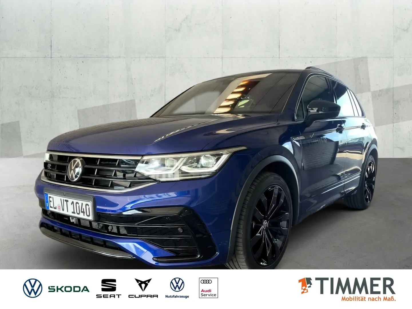 Volkswagen Tiguan R-Line 2,0 l TDI DSG *BLACK STYLE*IQ.LIGHT*NAVI*P Blu/Azzurro - 1