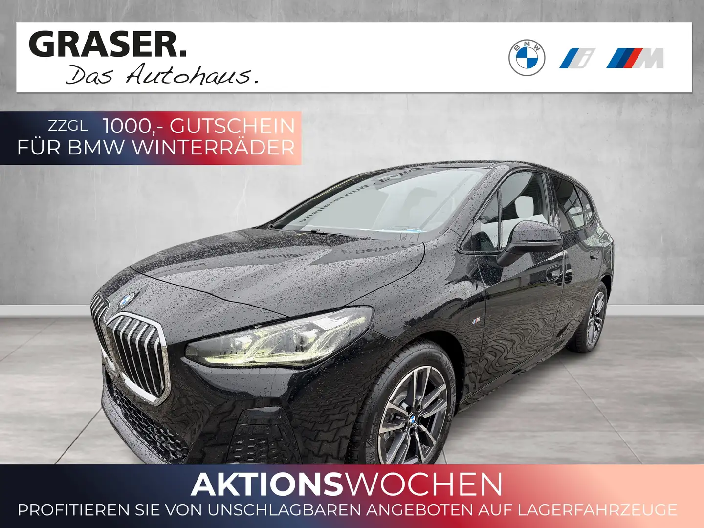 BMW 223 i xDrive +++UPE: *57000,00,--+++ Fekete - 1