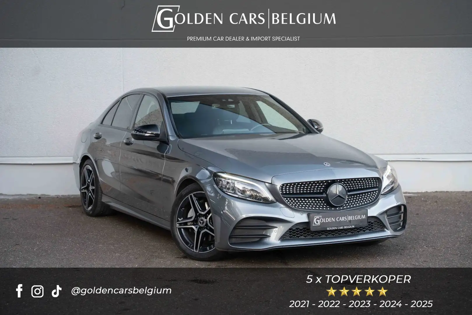 Mercedes-Benz C 200 d AMG MULTIBEAM/COCKPIT/CAMERA/AMBIENT/CARPLAY Gris - 1