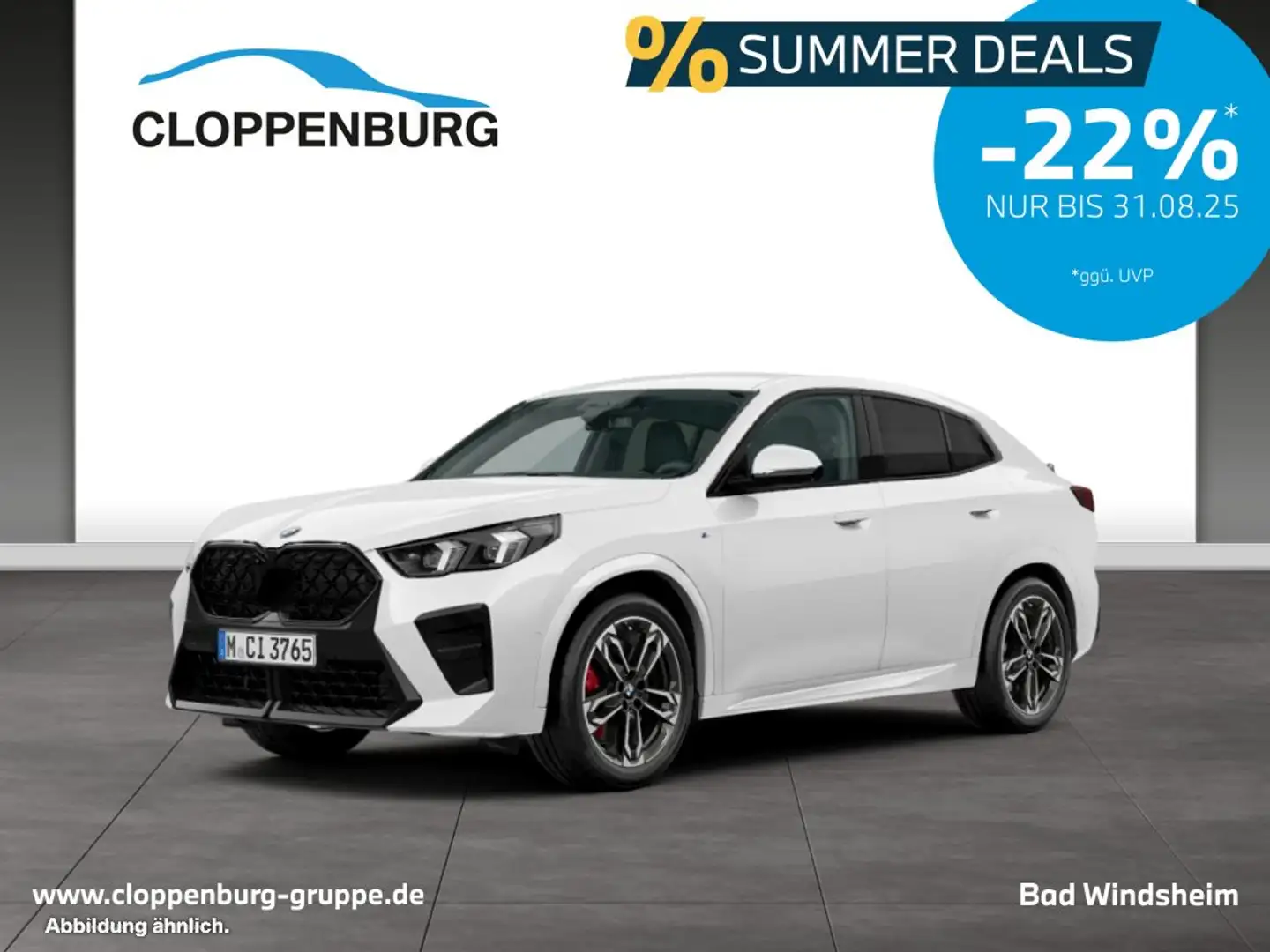 BMW X2 sDrive20i M Sportpaket Head-Up HK HiFi DAB Білий - 1