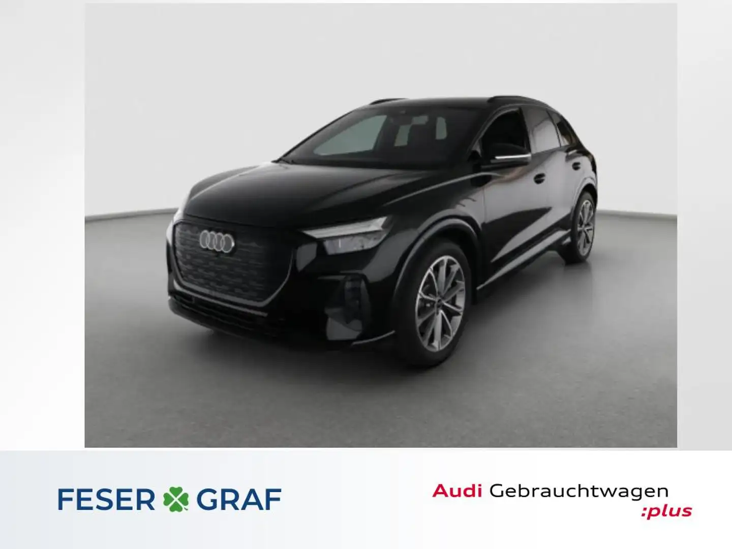 Audi Q4 e-tron 45 quattro 360°Cam/ACC/Navi+/WP/AHK/SHZ Schwarz - 1