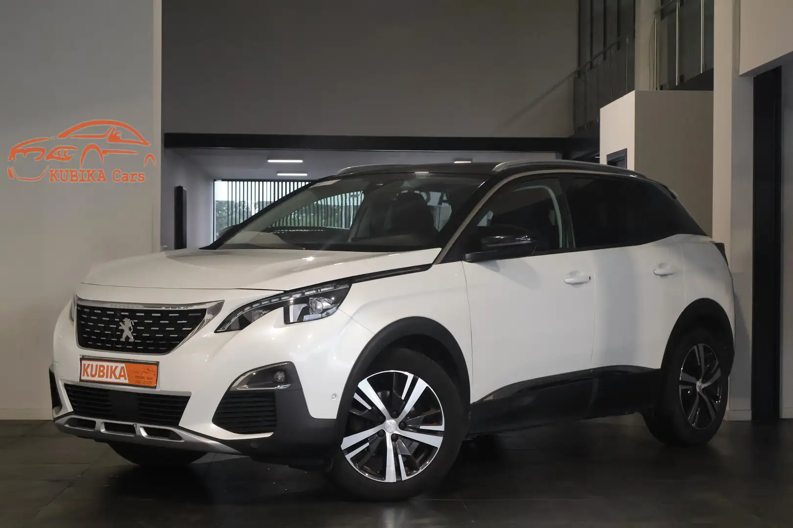 Peugeot 3008 1.2 PureTech Aut Navi 360C LijnA Keyless TrekH 12M Blanc - 1