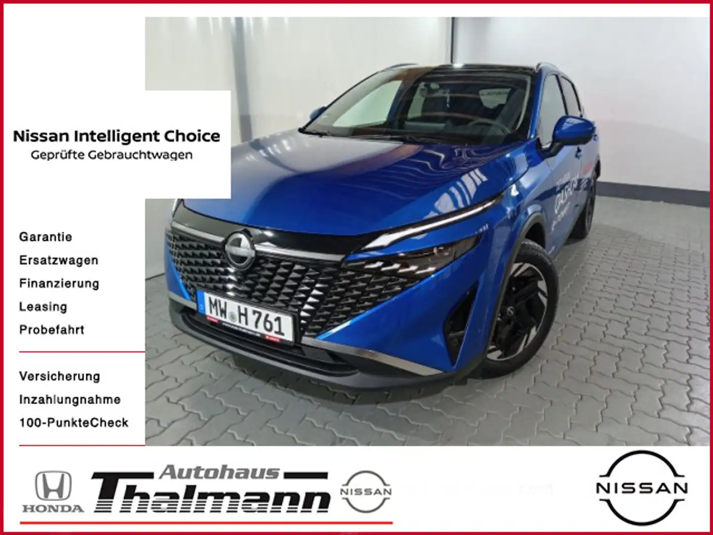 Nissan Qashqai 1.5 VC-T e-Power N-Connecta, PGD, Winter Blau - 1
