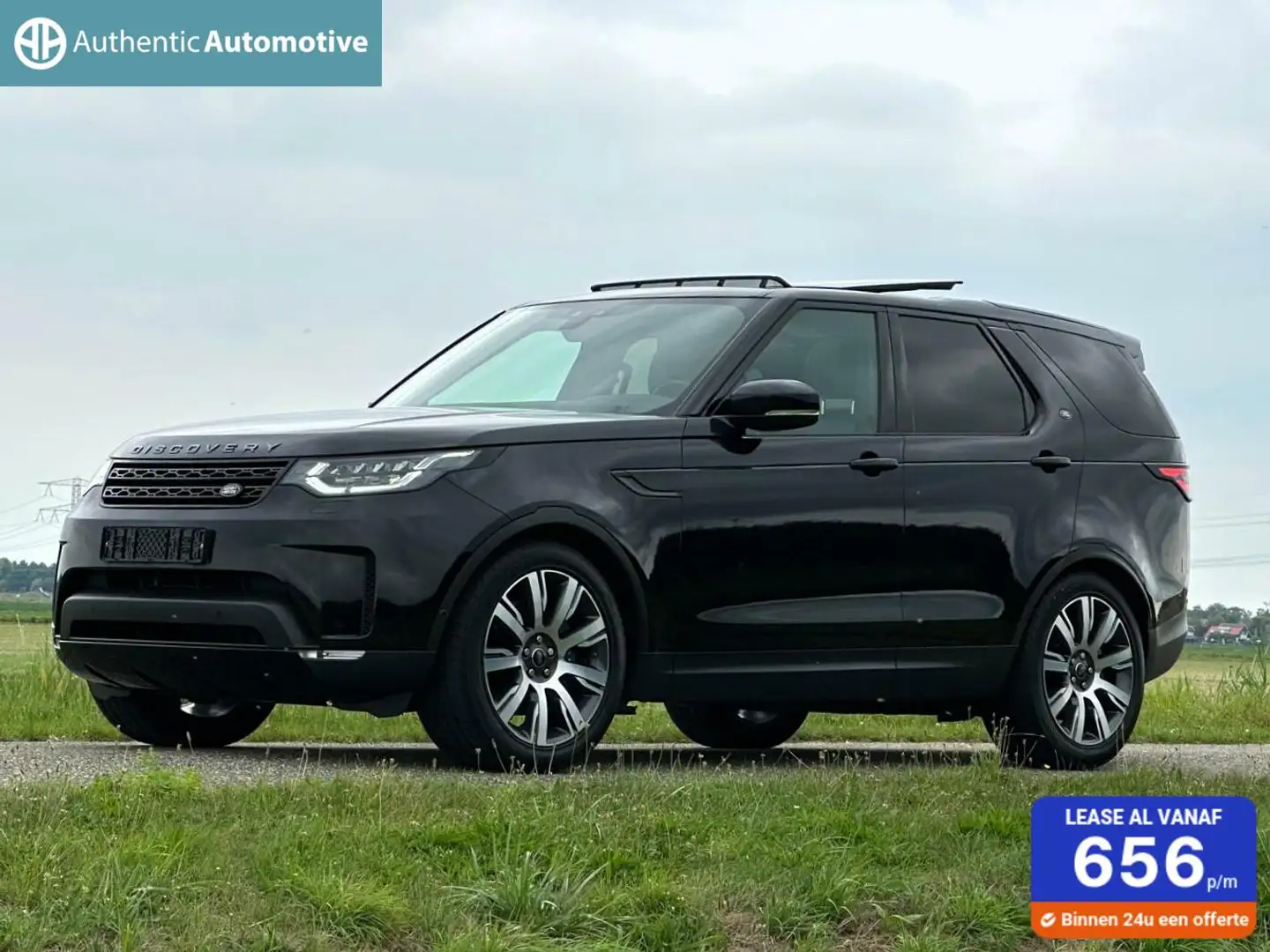 Land Rover Discovery 3.0 Sd6 HSE Luxury (Grijs kenteken) Zwart - 1