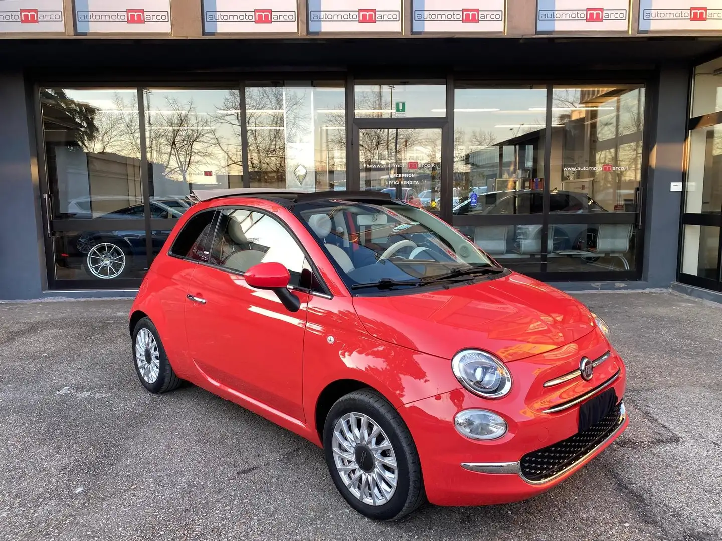 Fiat 500C 1.2 Lounge 69cv "GPL-NEOPATENTATI" Rood - 1