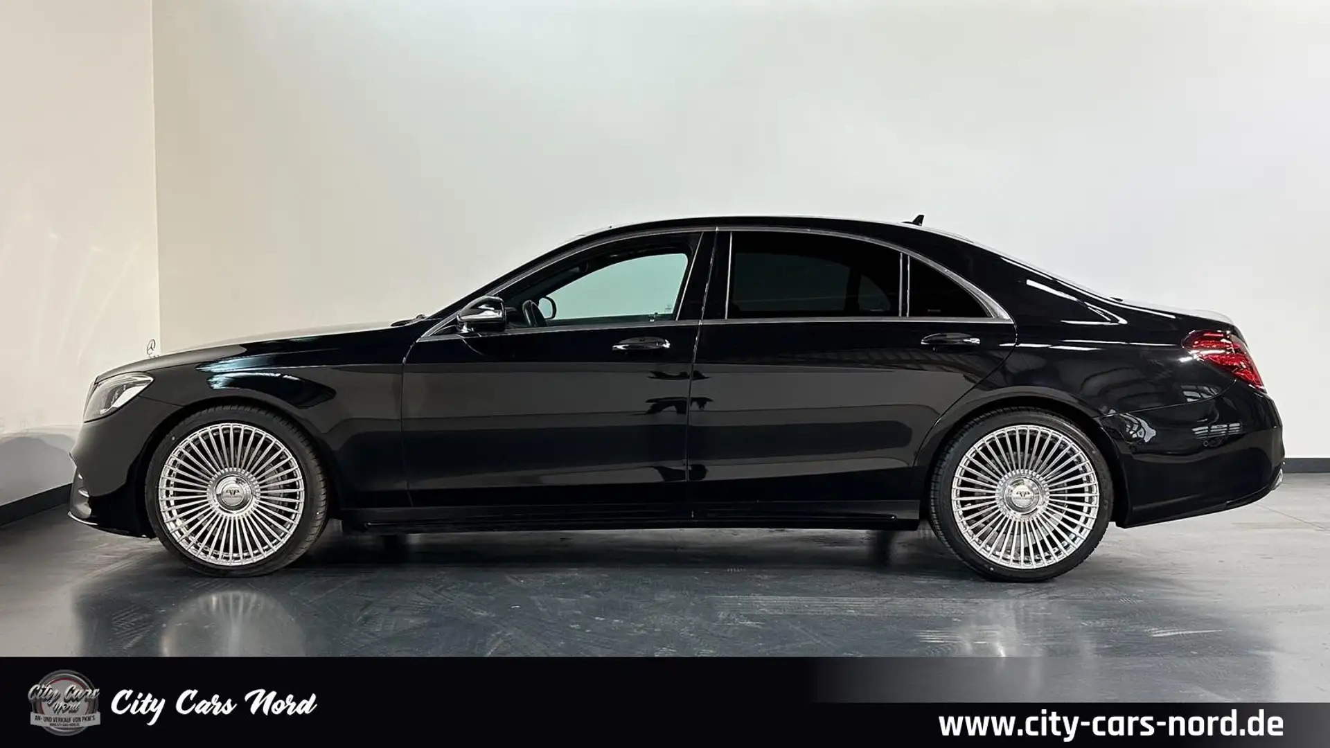 Mercedes-Benz S 400 d 4Matic L AMG 360°-PANO-M.BEAM-LUFT-DTR+ Schwarz - 2