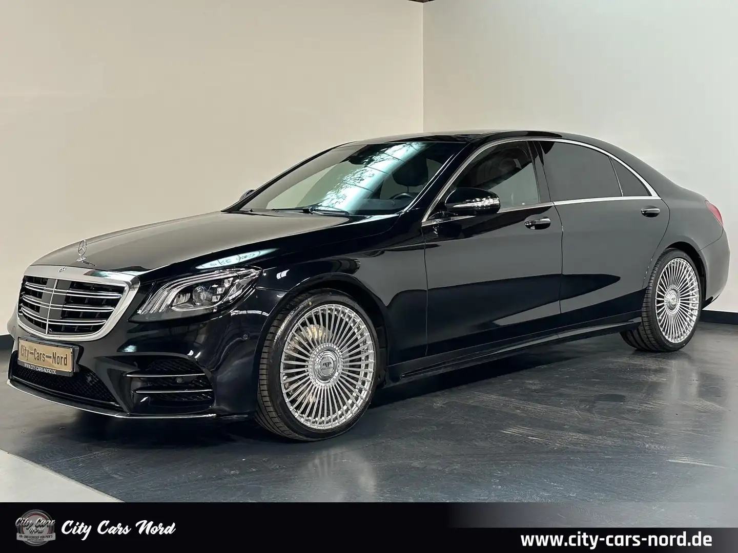 Mercedes-Benz S 400 d 4Matic L AMG 360°-PANO-M.BEAM-LUFT-DTR+ Schwarz - 1