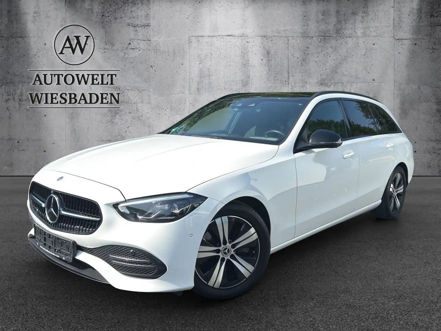 Mercedes-Benz C 220 d | Pano | AHK | 360 | 8 Fach Bereift | Weiß - 1