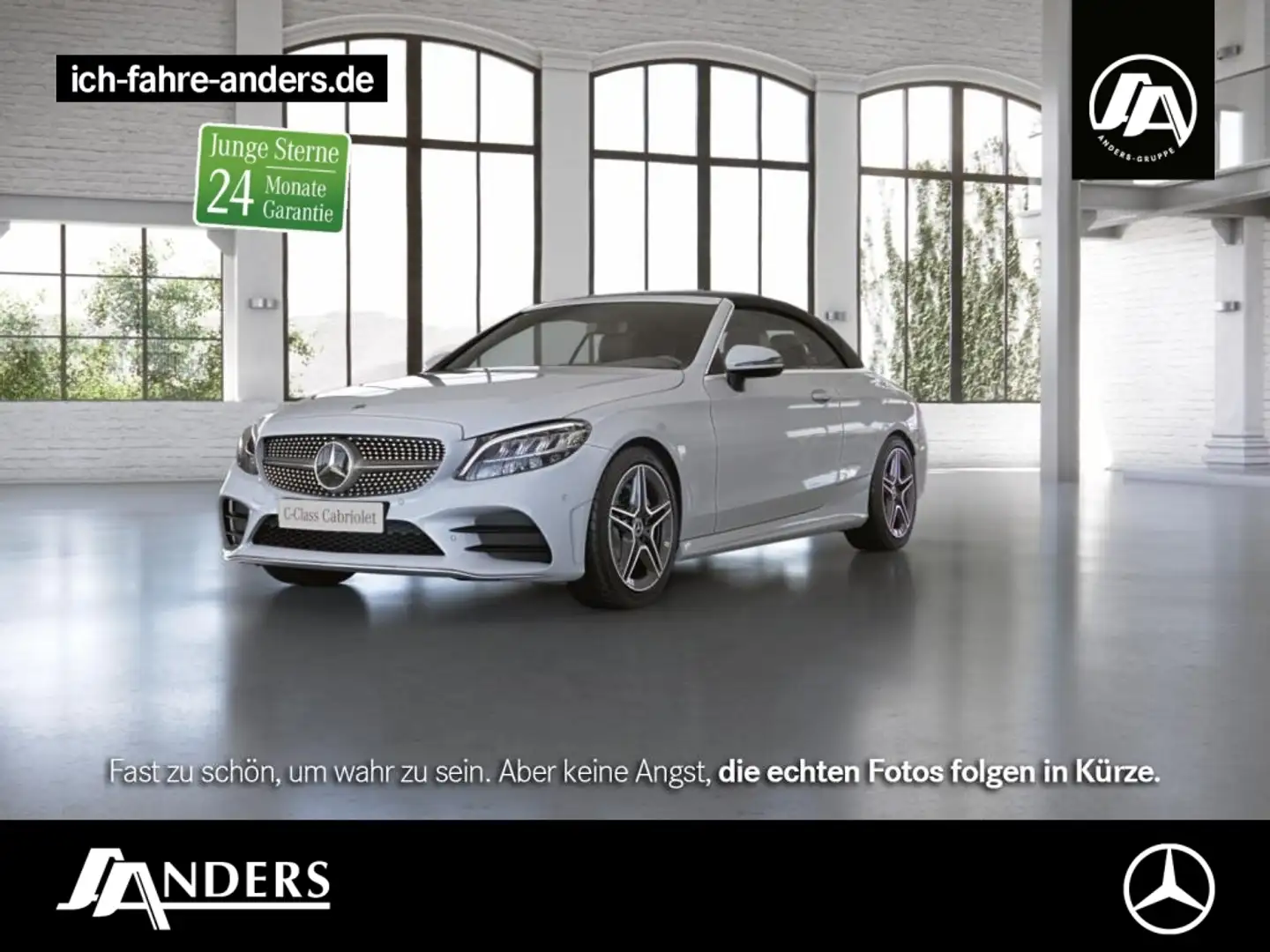 Mercedes-Benz C 180 Cabrio AMG+Navi+SHZ+LED+PDC+Kam+AIRSCARF Bianco - 1