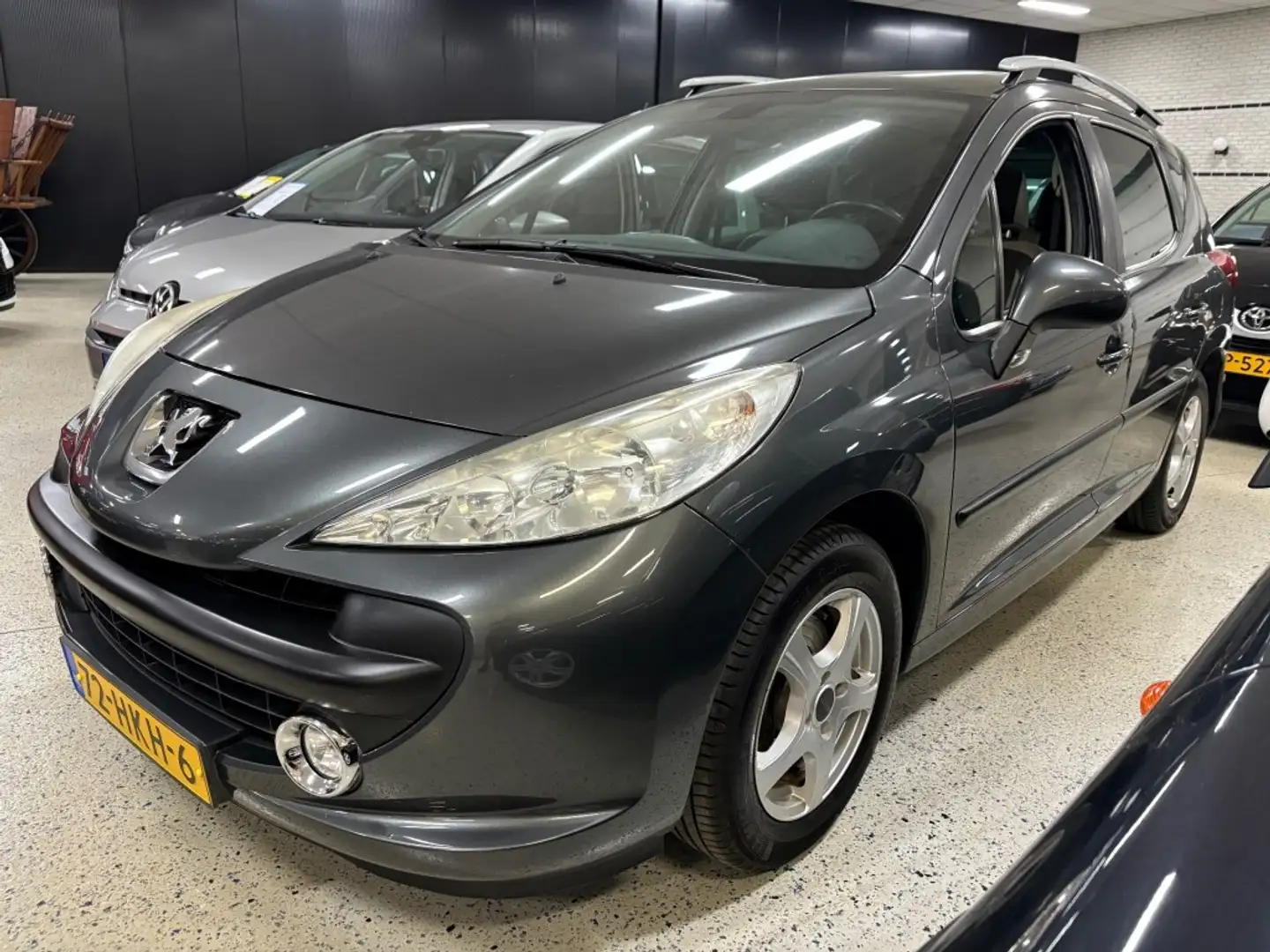 Peugeot 207 1.6 VTI LPG G3 Onderbouw Panorama Dak Trekhaak ECC Grijs - 1