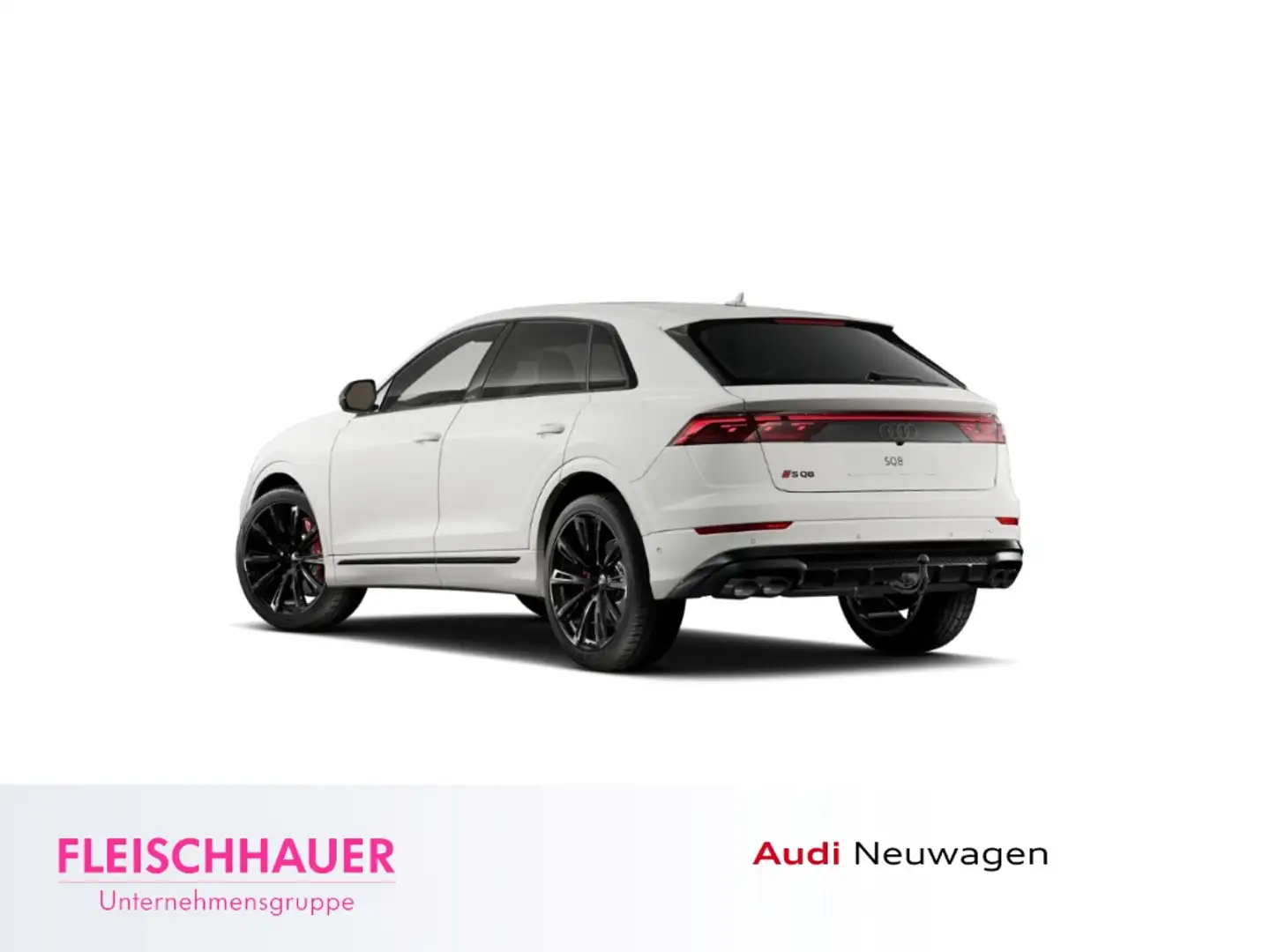 Audi SQ8 4.0 TFSI quattro HUD+LUFTF+STANDHZG+AHK+PANO Weiß - 2