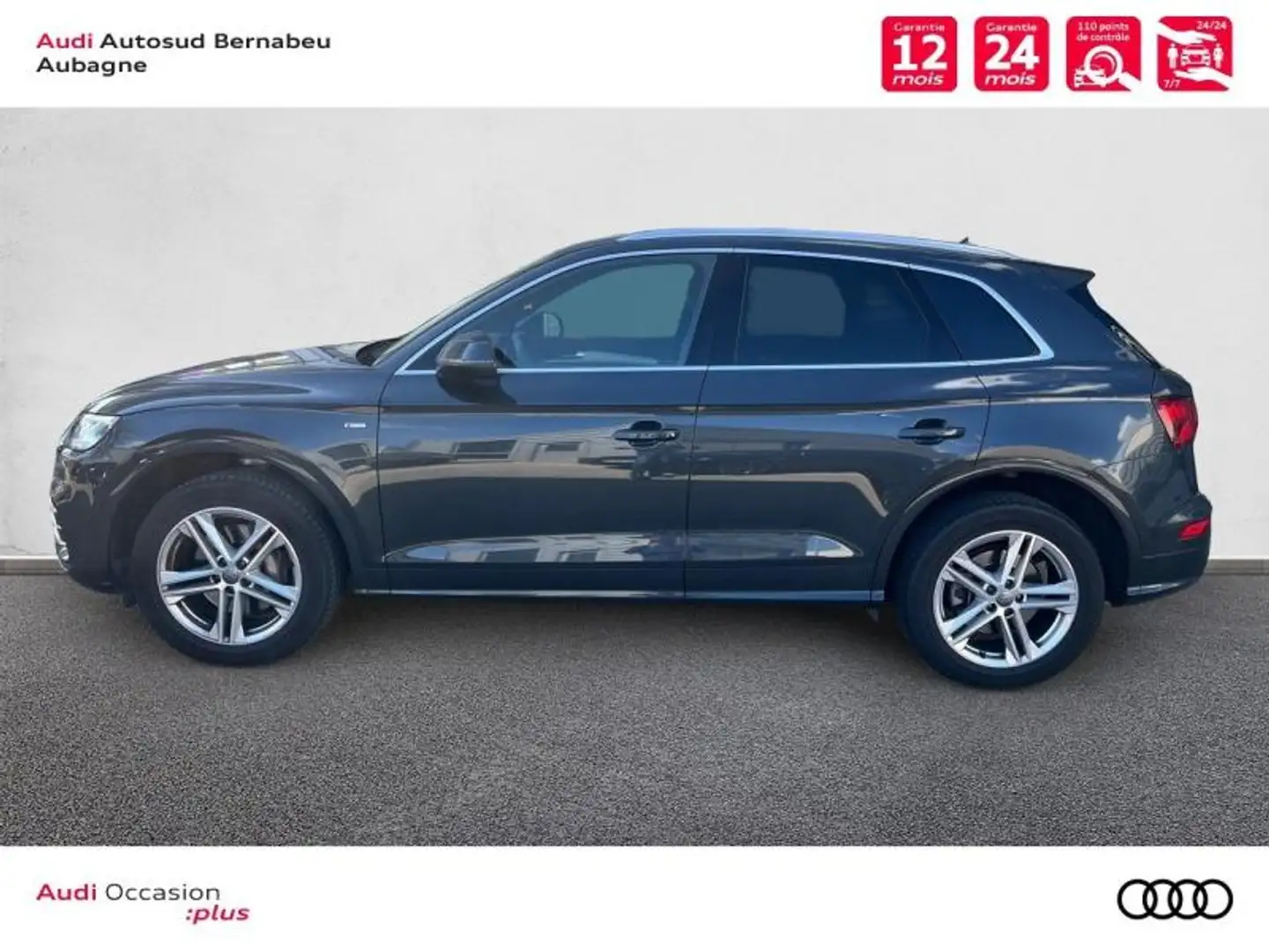 Audi Q5 45 TDI 231ch S line quattro Tiptronic 8 Euro6d-T 1 Gris - 2