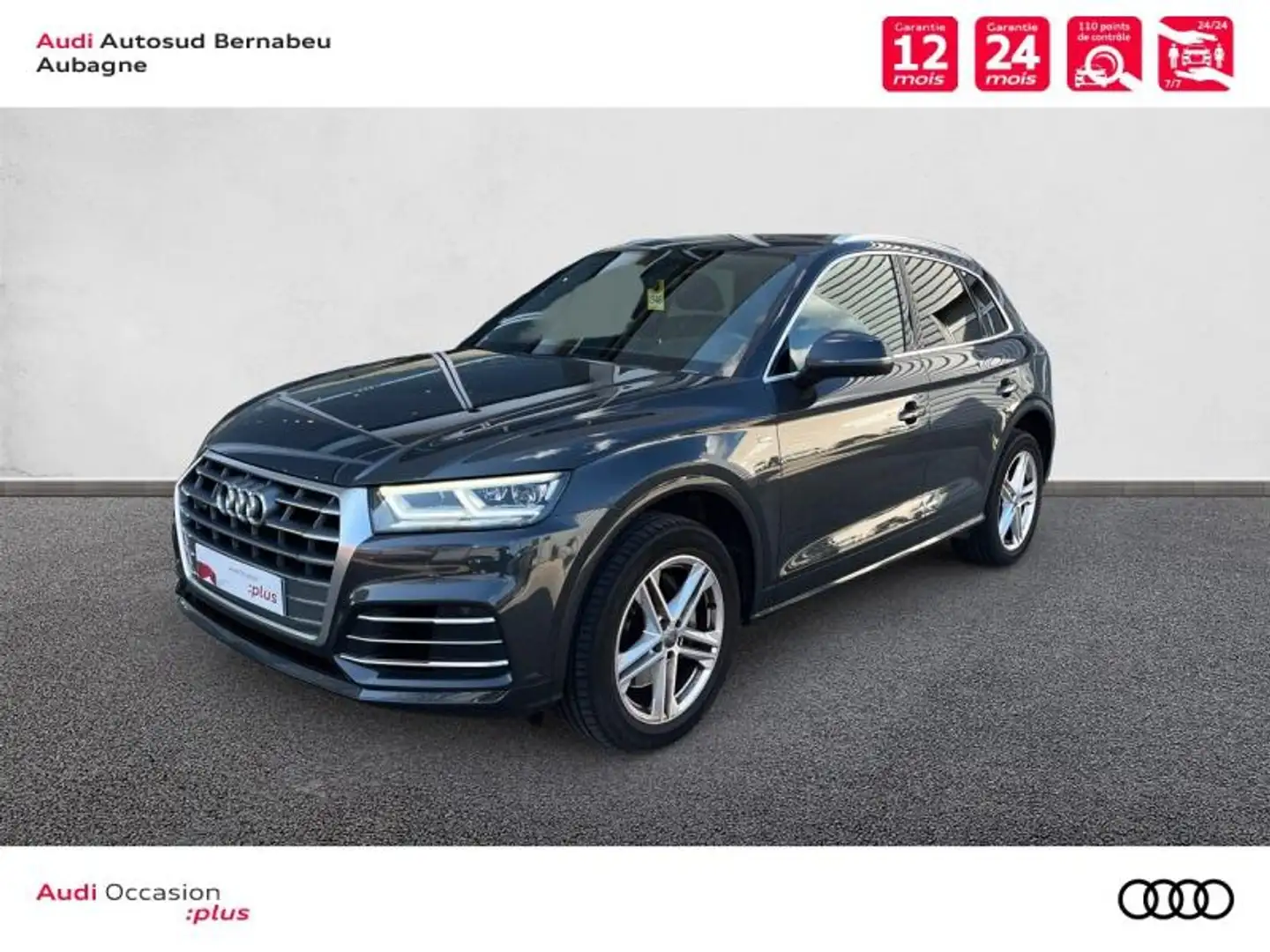 Audi Q5 45 TDI 231ch S line quattro Tiptronic 8 Euro6d-T 1 Gris - 1
