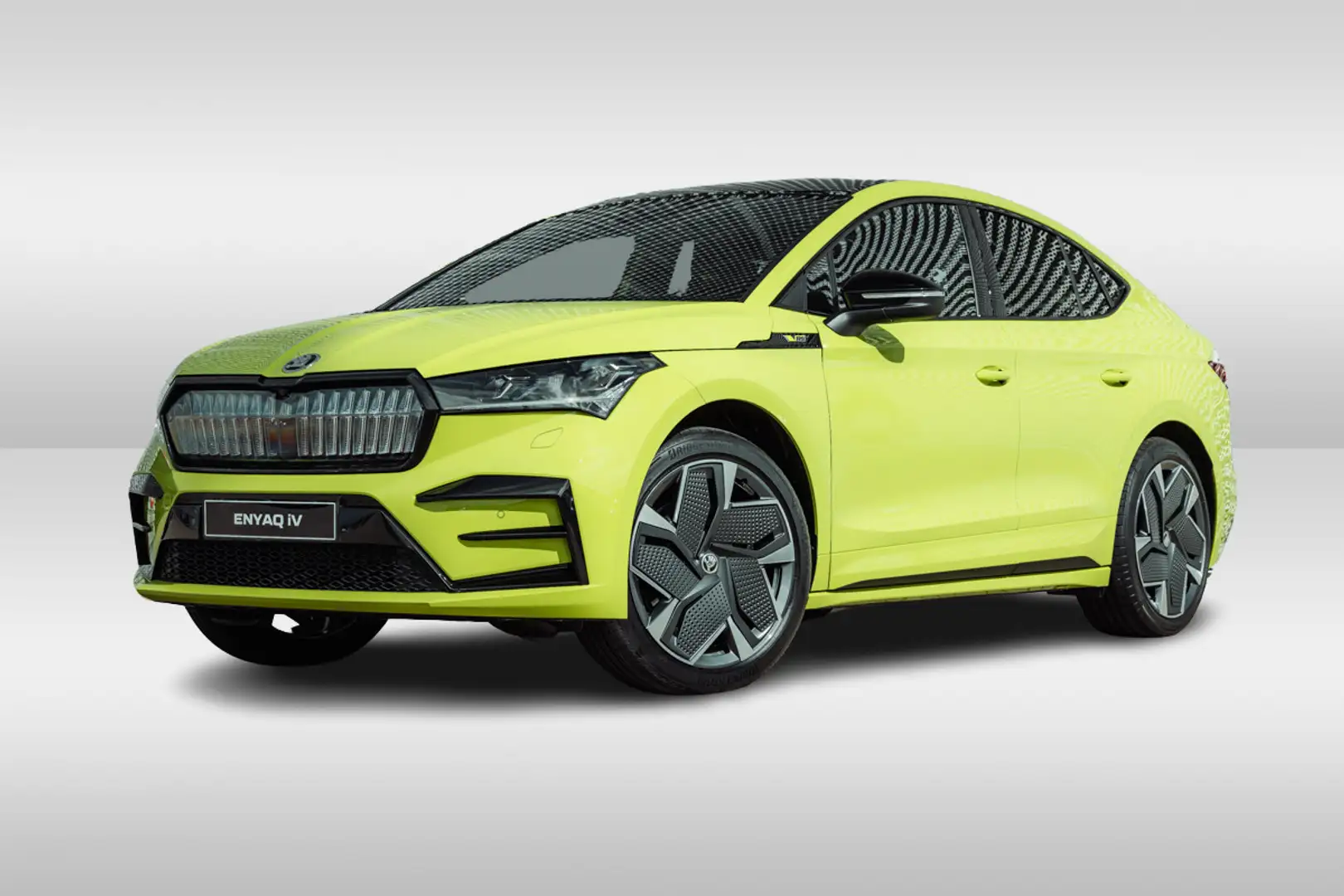 Skoda Enyaq Coupe iV 80 RS 300pk/ Crystal Face/ Lederen interi Verde - 2
