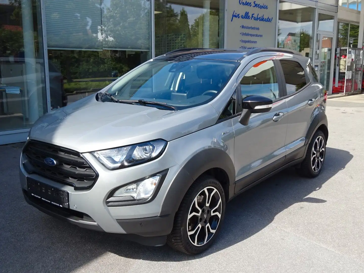 Ford EcoSport Active 1,0l EcoBoost NAVI/CAM/PDC/ALU Silber - 1