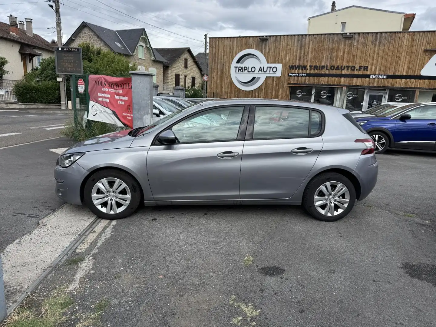 Peugeot 308 1.6 BlueHDi S\u0026S - 100  Access Business Gps +  Gris - 2