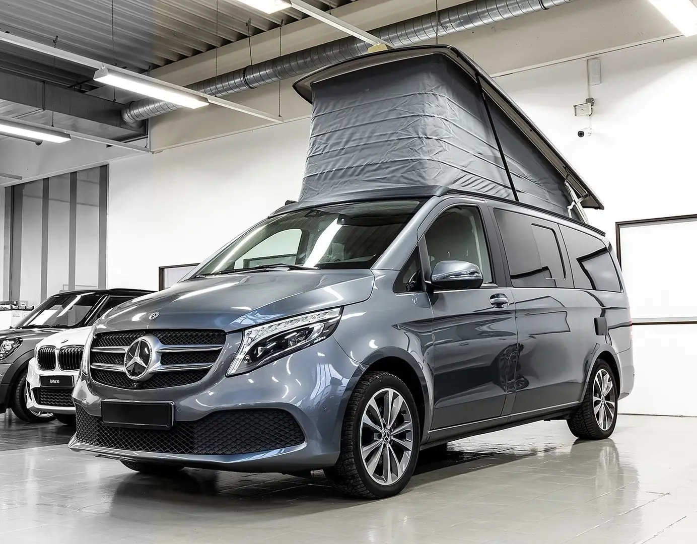Mercedes-Benz V 300 V300 Marco Polo 4X4 Leder Camper Küche 3D KAM 2H Gris - 2